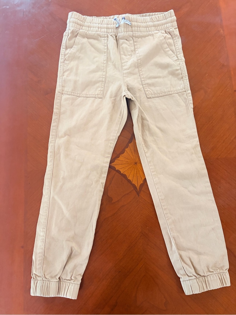 H&M Beige Pull-On Jogger Pants for Kids